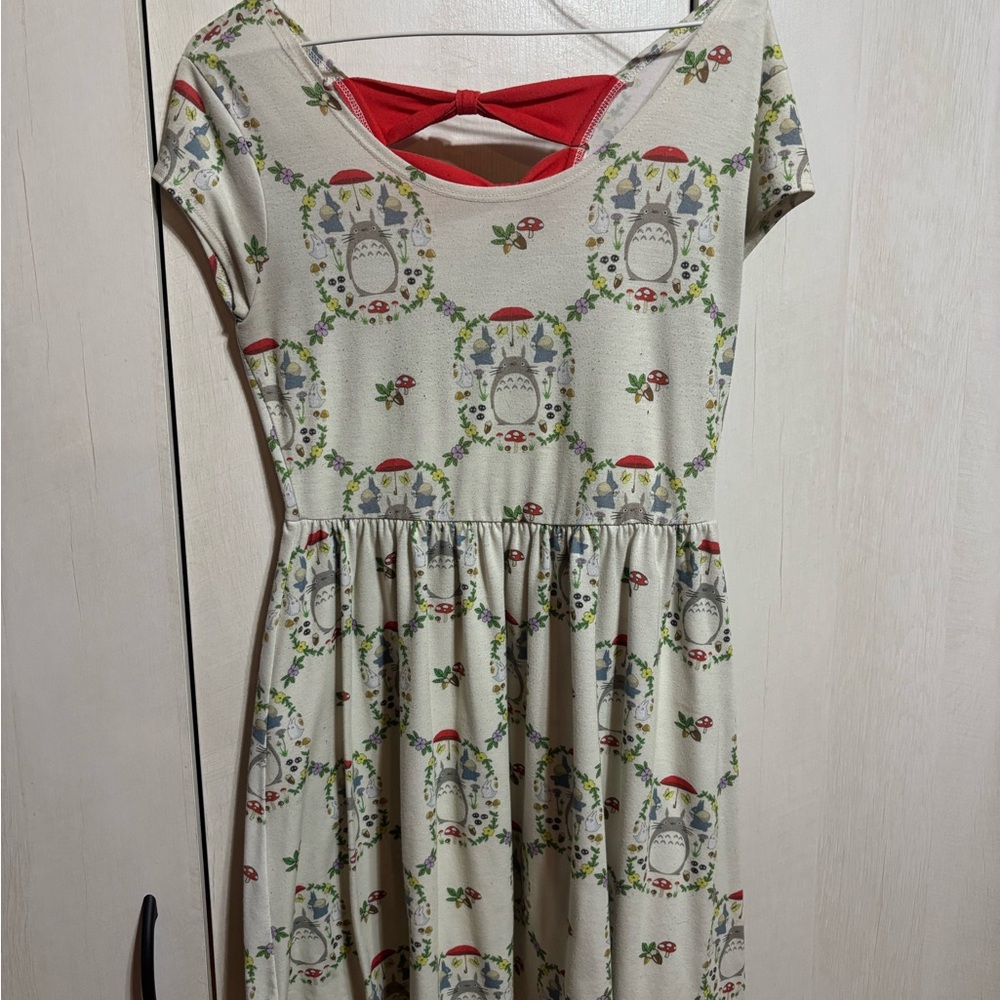 Her Universe Red and Green Bateau Neck Sundress